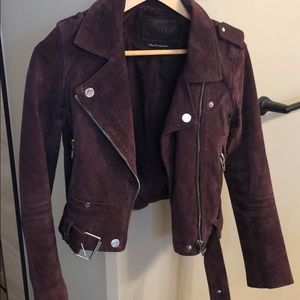 BlankNYC Suede Moto Jacket